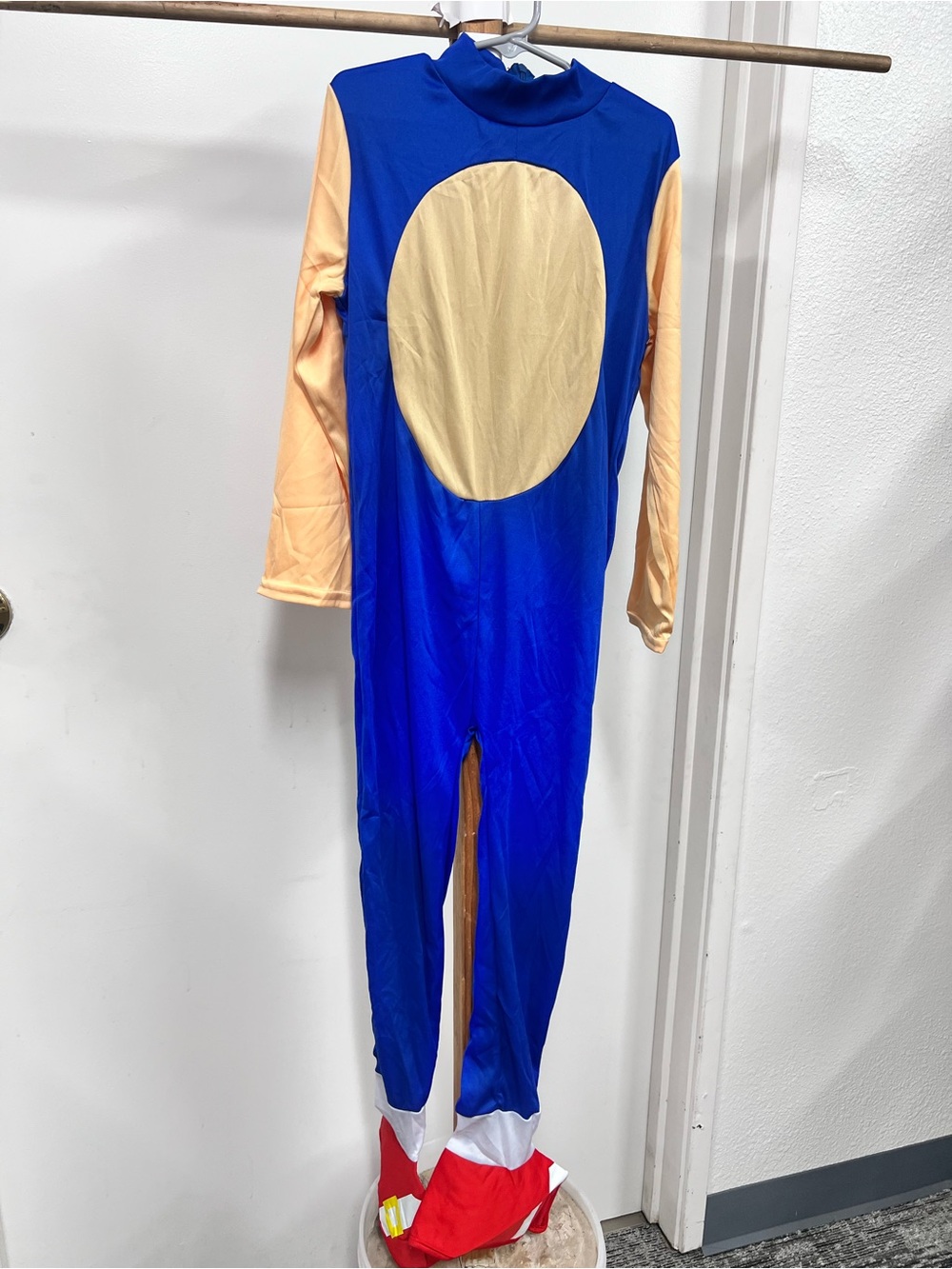 Kids Blue and Cream Character Jumpsuit Costume